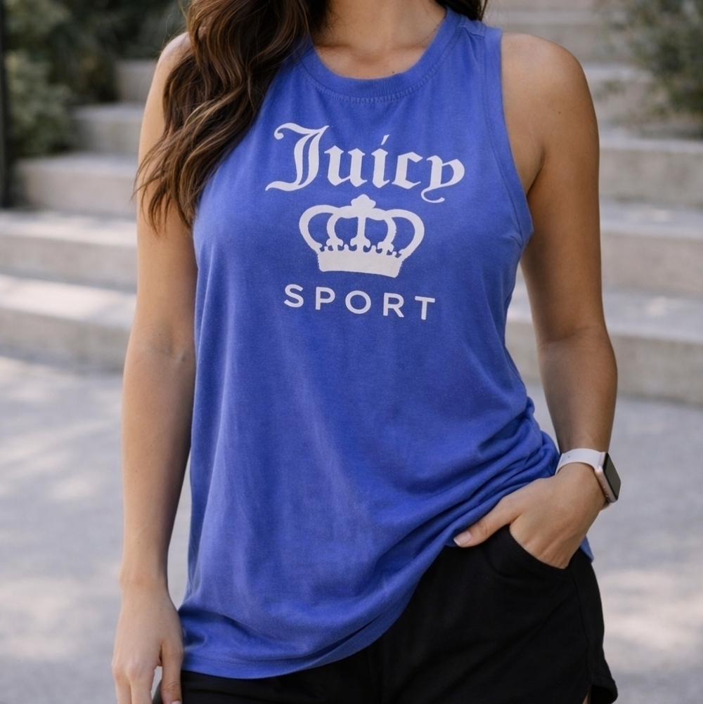 Juicy Couture sport blue 💙 top